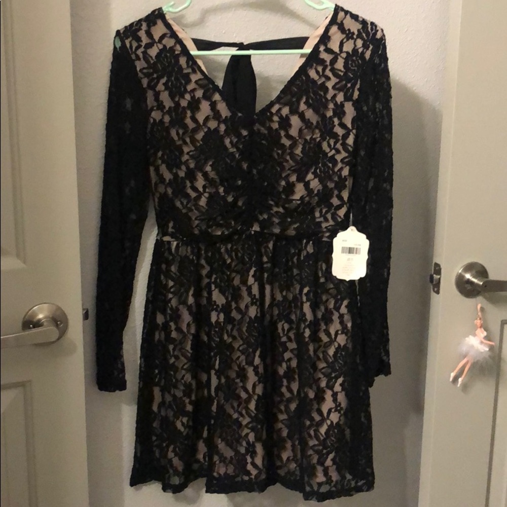 Altar’d State BRAND NEW Black Lace Dress